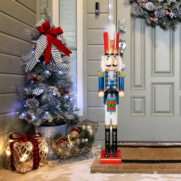 Nutcracker Soldier 2 1/2 Foot Tall - Picture 5 of 11